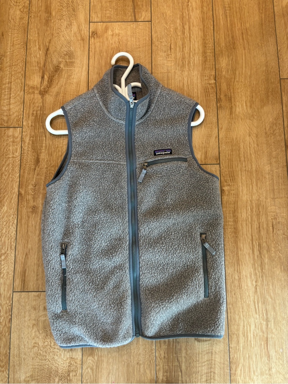 Patagonia Kids Gray Fleece Vest